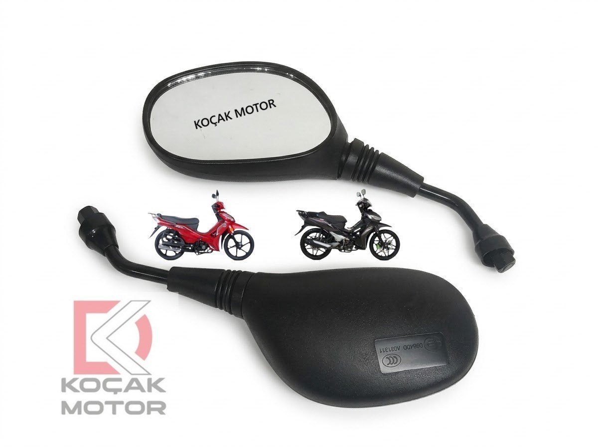  Kuba Ege 50 / Easy Pro 50 -AKalite- Motosiklet Ayna Takımı