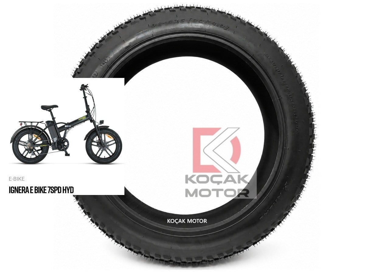 Anlas Mosso İgnera E Bike Elektrikli Bisiklet Lastiği 98-406 ( 20*4.0 )