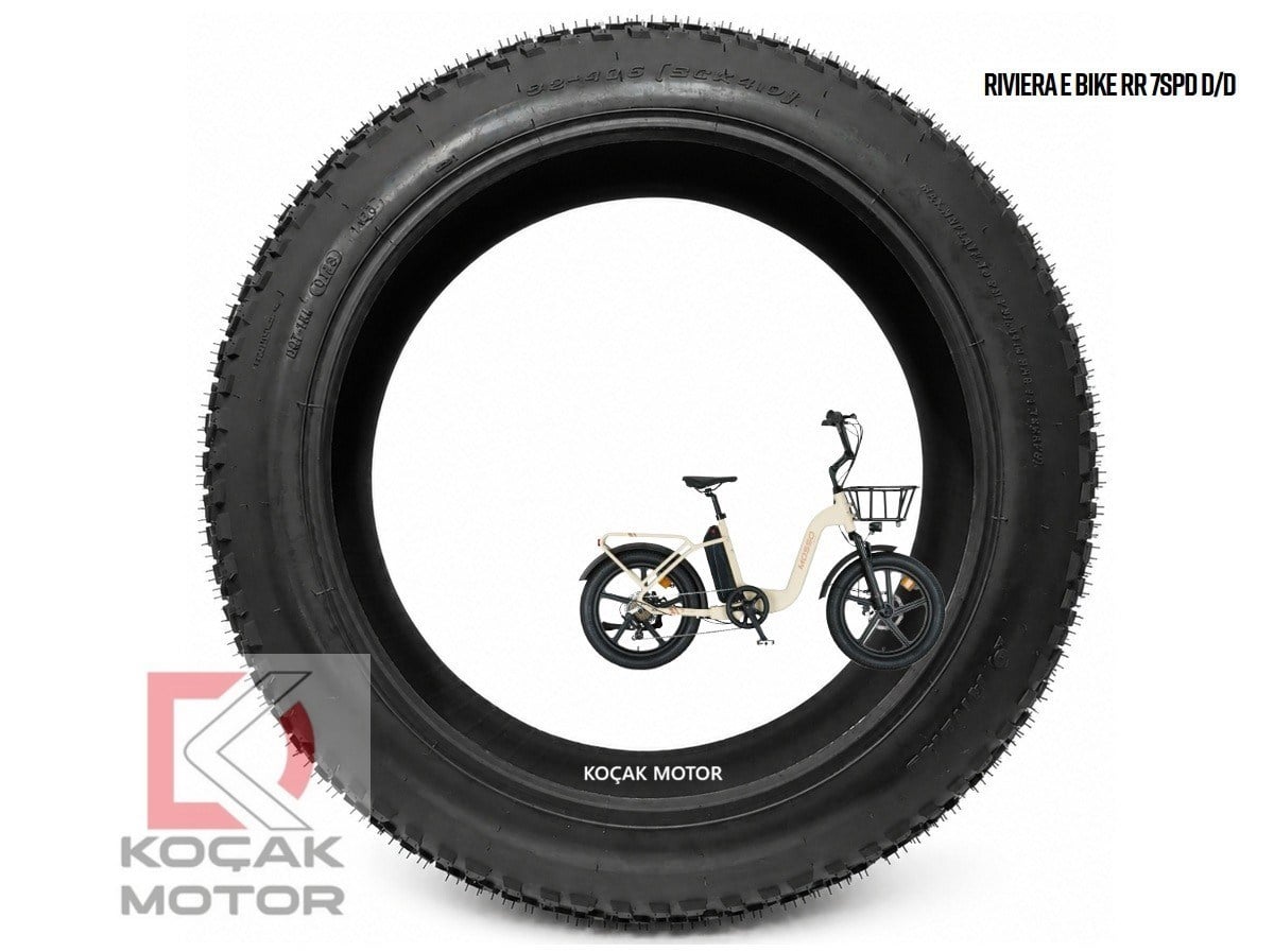 Anlas Mosso Riviera E Bike Elektrikli Bisiklet Lastiği 98-406 ( 20*4.0 )
