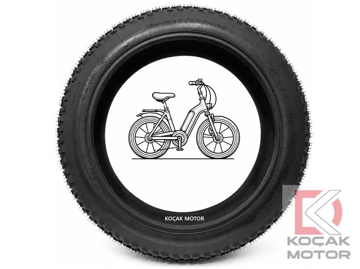 AnlasLastik E Bike 20 x 4.0 Elektrikli Bisiklet Dış Lastiği