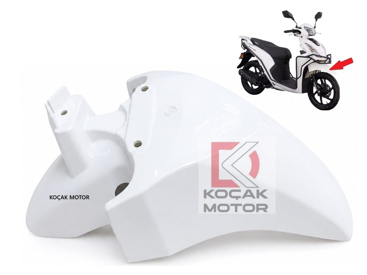 Arora Boss 50 / 125 Ön Çamurluk Beyaz BOSS125 - 025