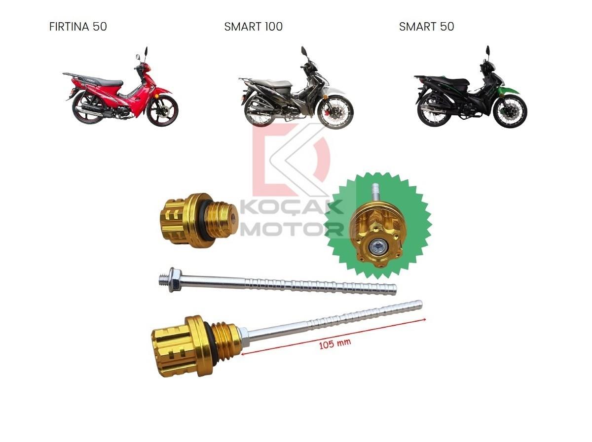Arora Fırtına 50 / Smart 50 Cub -AKalite- Yağ Seviye Çubuğu Gold