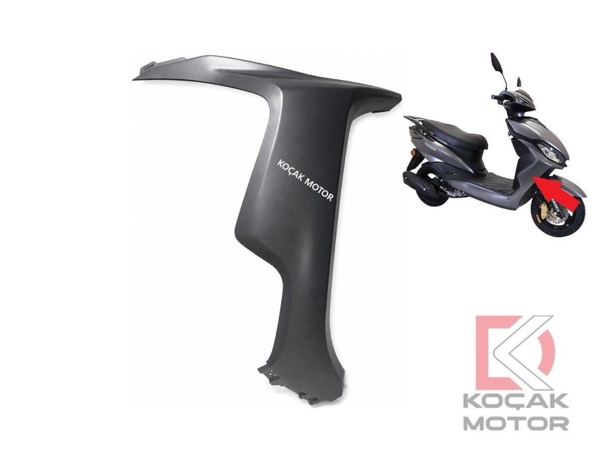 Arora Freedom 50cc Ön Panel Alt Mat Gri Sağ