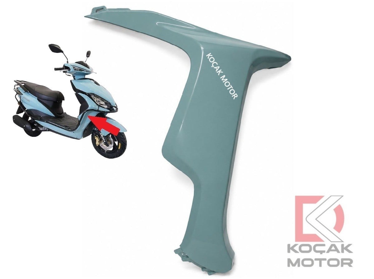 Arora Freedom 50cc Ön Panel Alt Turkuaz Sağ