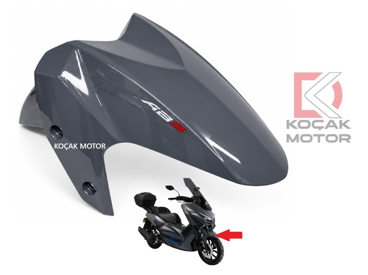 Arora Max-T 125 ve Max-T Easy -AKalite- Ön Çamurluk Nardo Gri