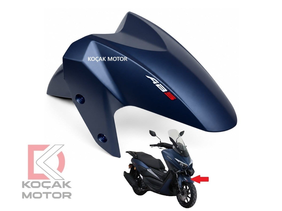 Arora Max-T 125 ve Max-T Easy -AKalite- Ön Çamurluk Mat Mavi