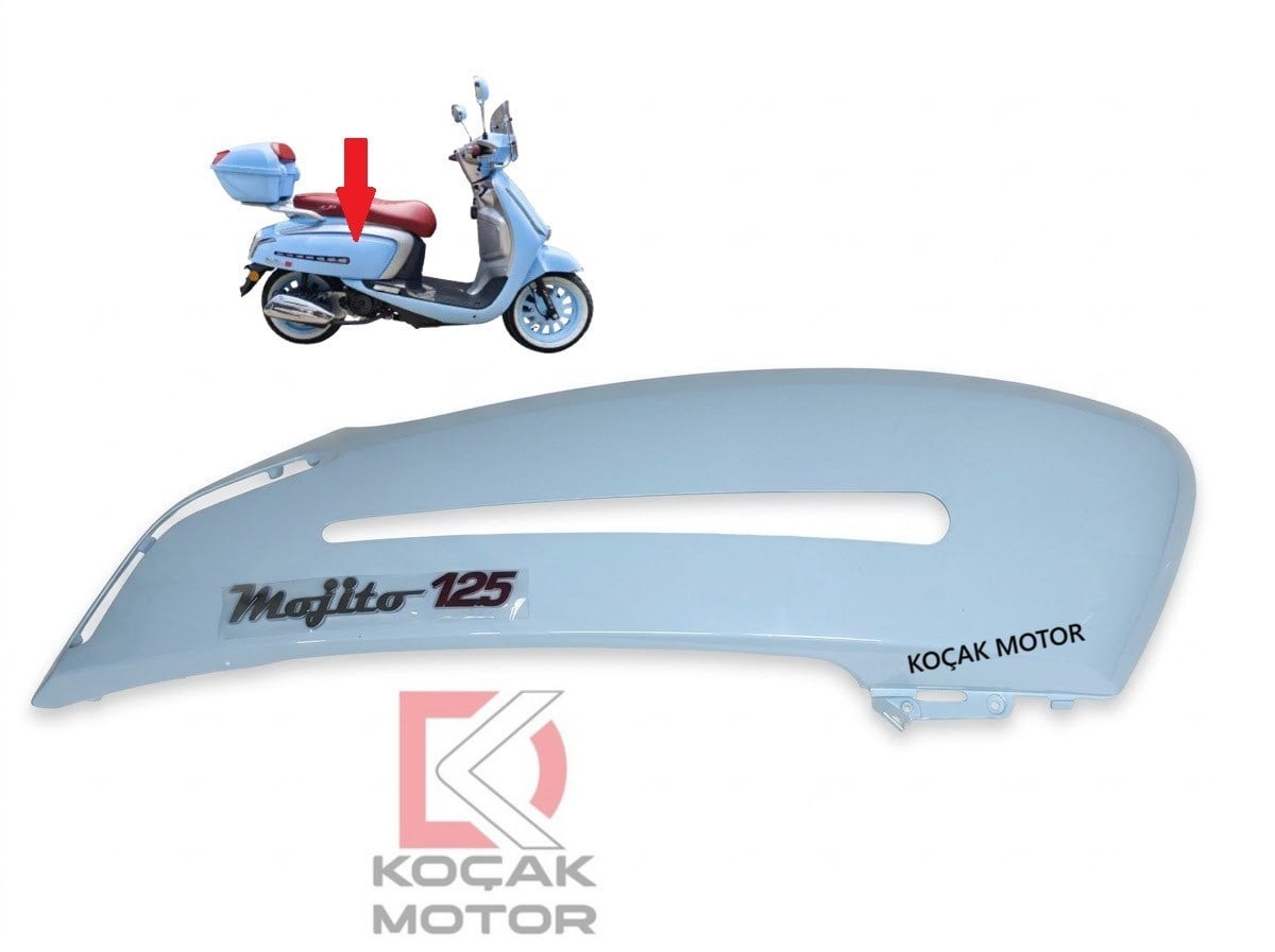 Arora Mojito 125 Arka Yan Panel Sağ Mavi Ledli Model MOJITO 125 - 072