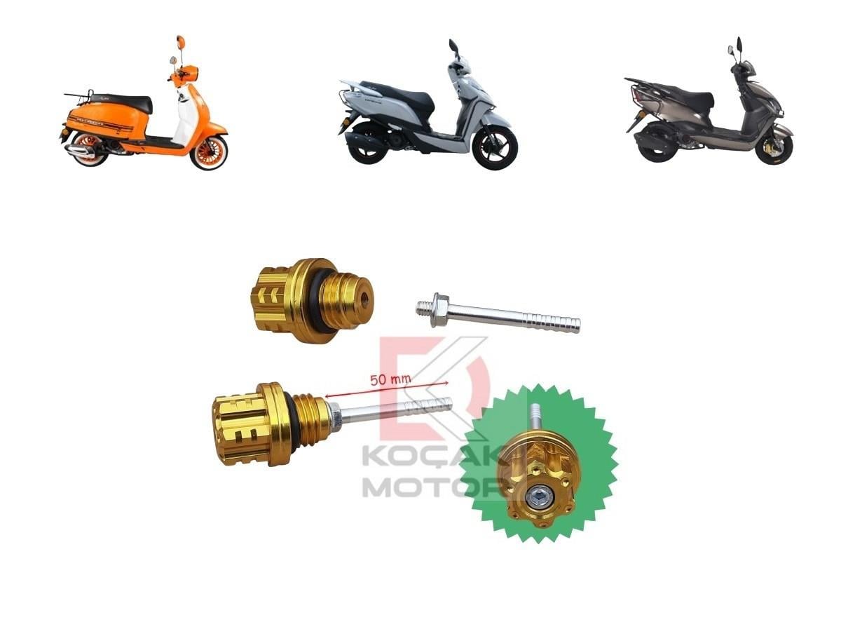 Arora Scooter Motosiklet -AKalite- Yağ Seviye Çubuğu Gold