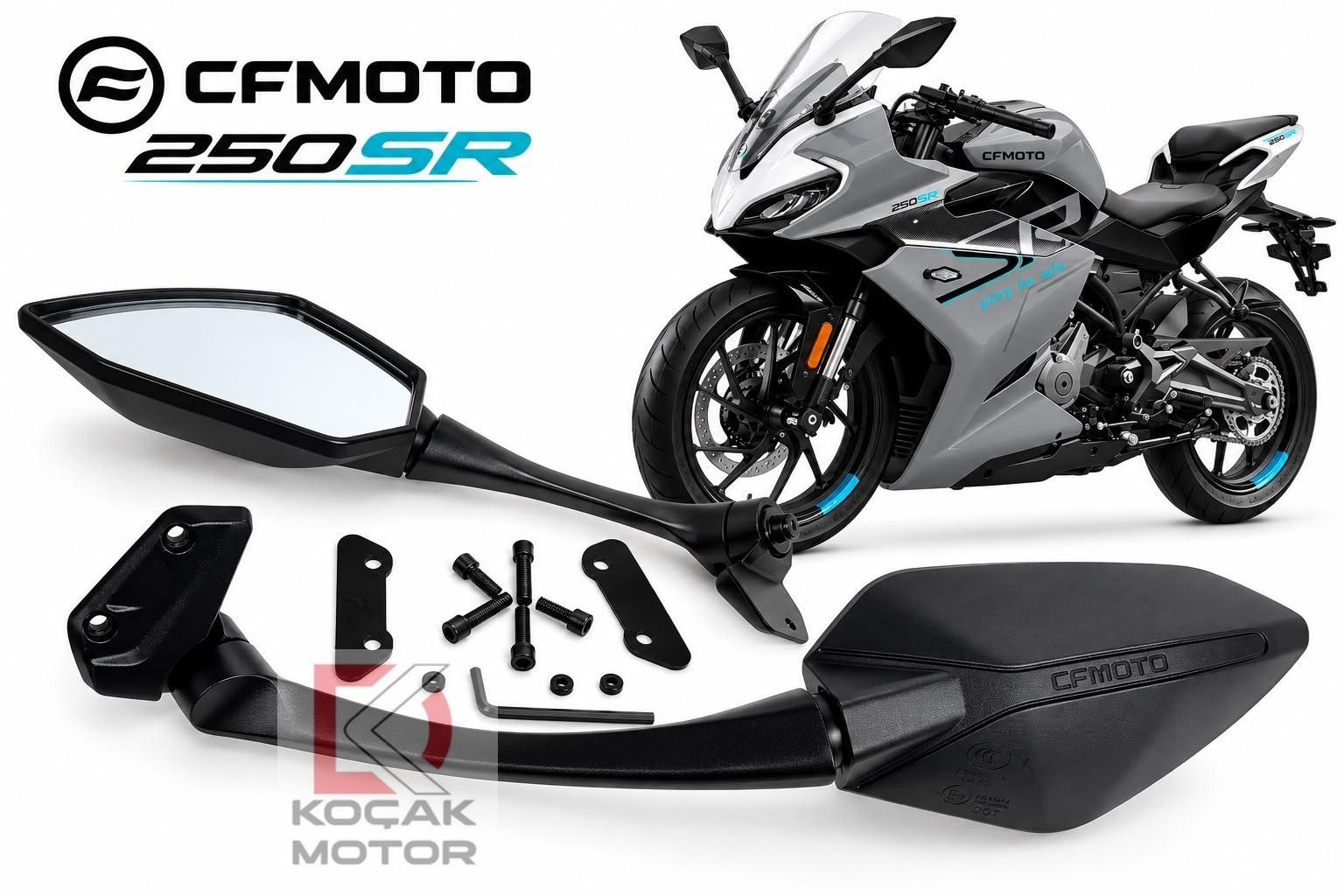 Cfmoto SR250 -AKalite- Ayna Takımı