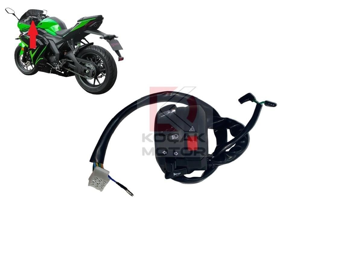 GP-2 Taro 125 R Düğme Butonu Sol ( Sinyal Kumandası ) 0741000.G01S-1