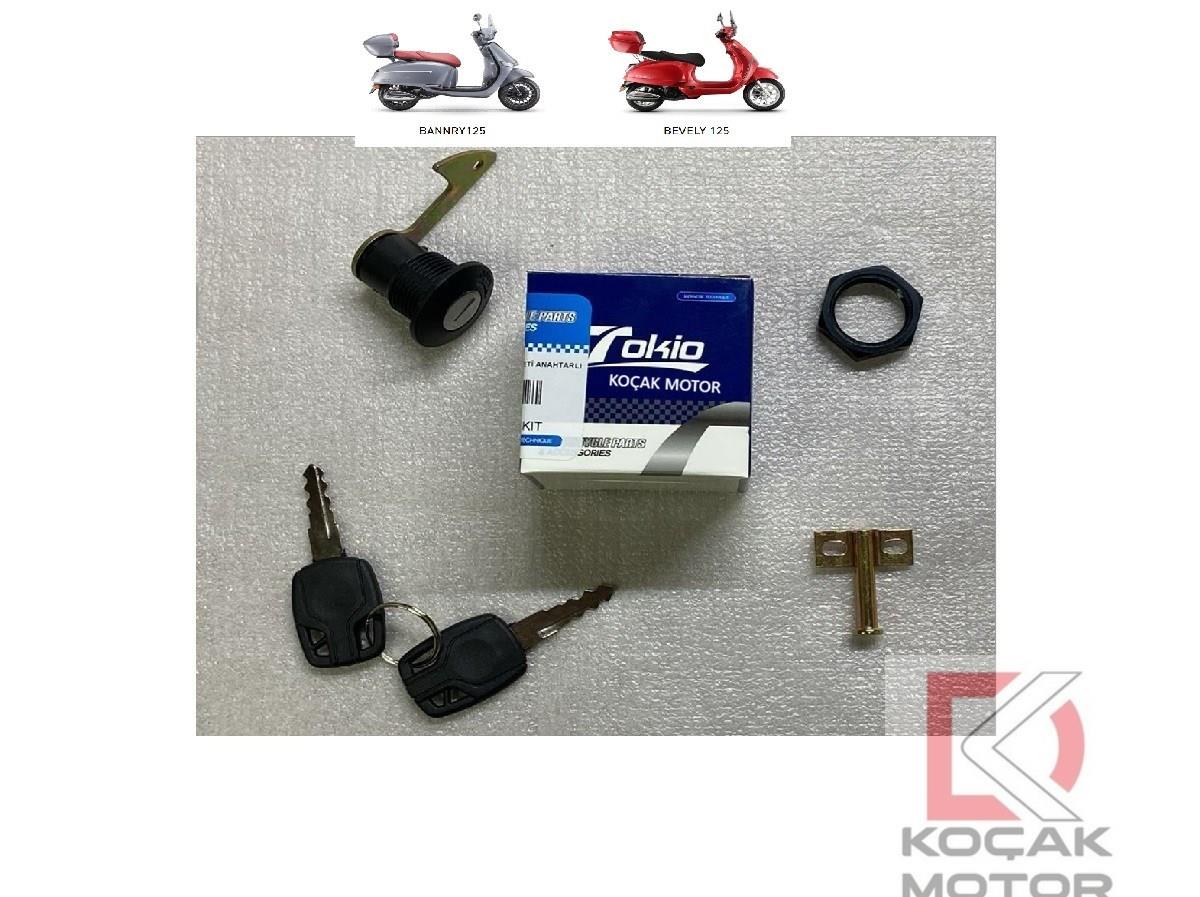 Kuba Bannry 125 / Bevely 125 Arka Bagaj Kilidi