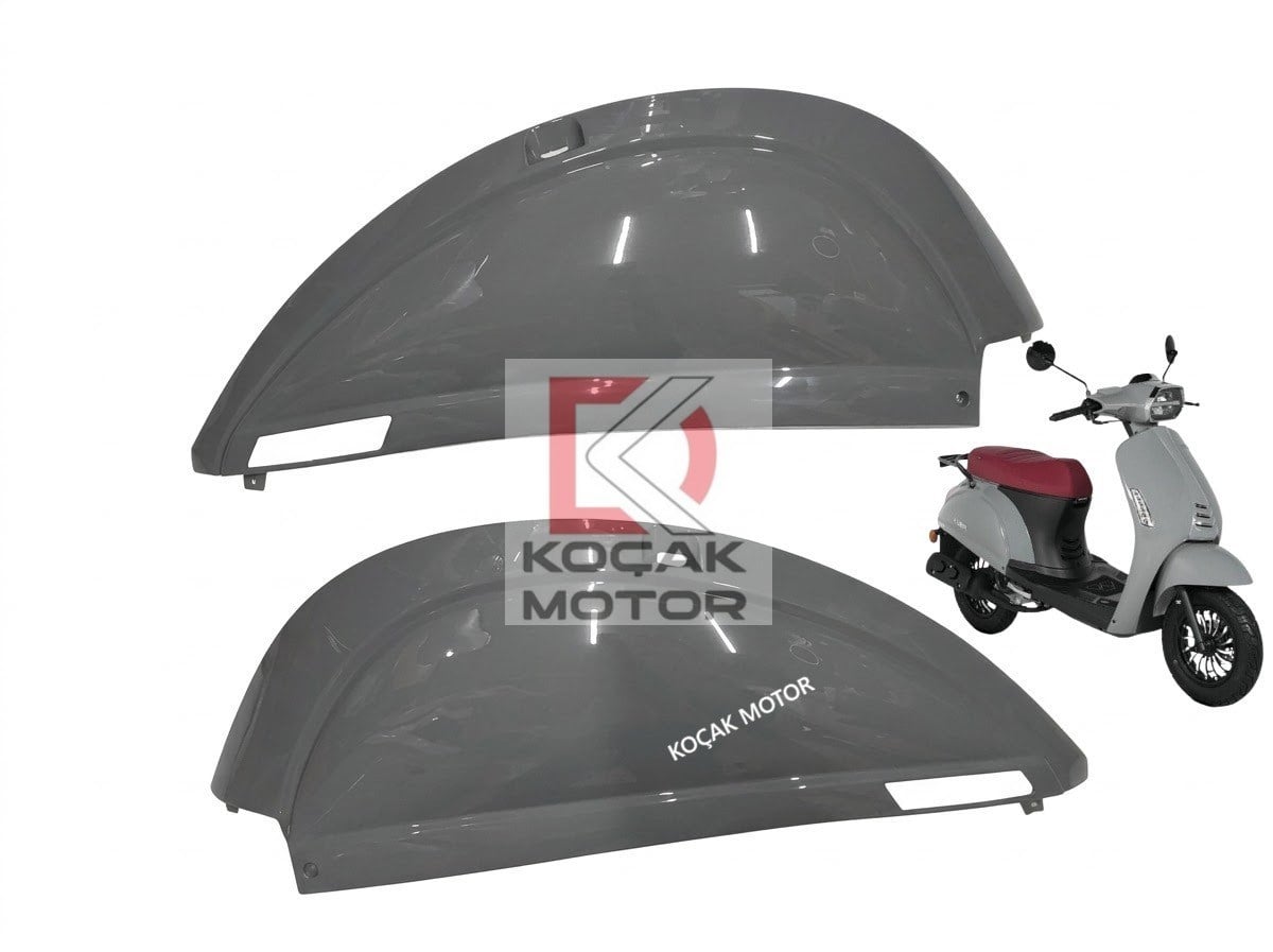 Kuba Bluebird 50 -AKalite- Arka Yan Panel Sağ ve Sol Nardo Gri
