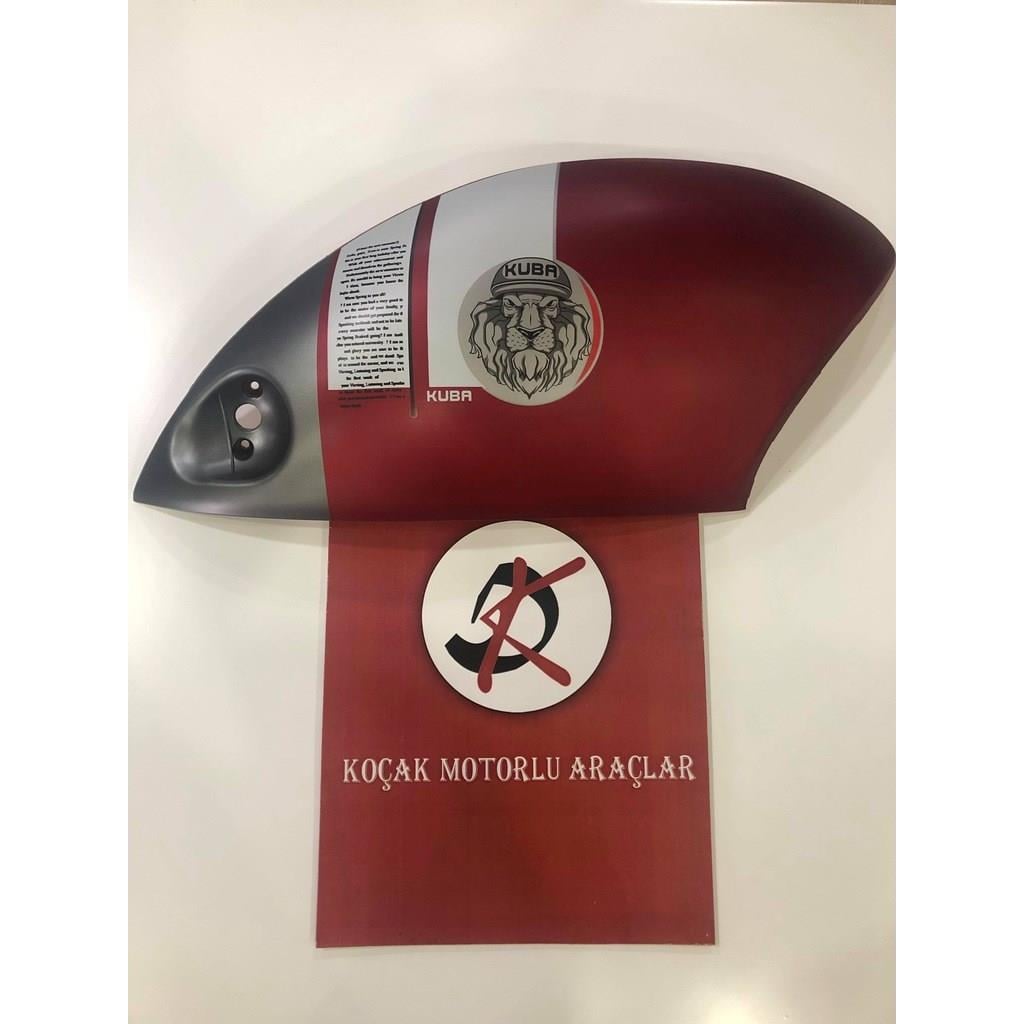 Kuba Trendy Arka Yan Panel Sağ Kırmızı Orjinal