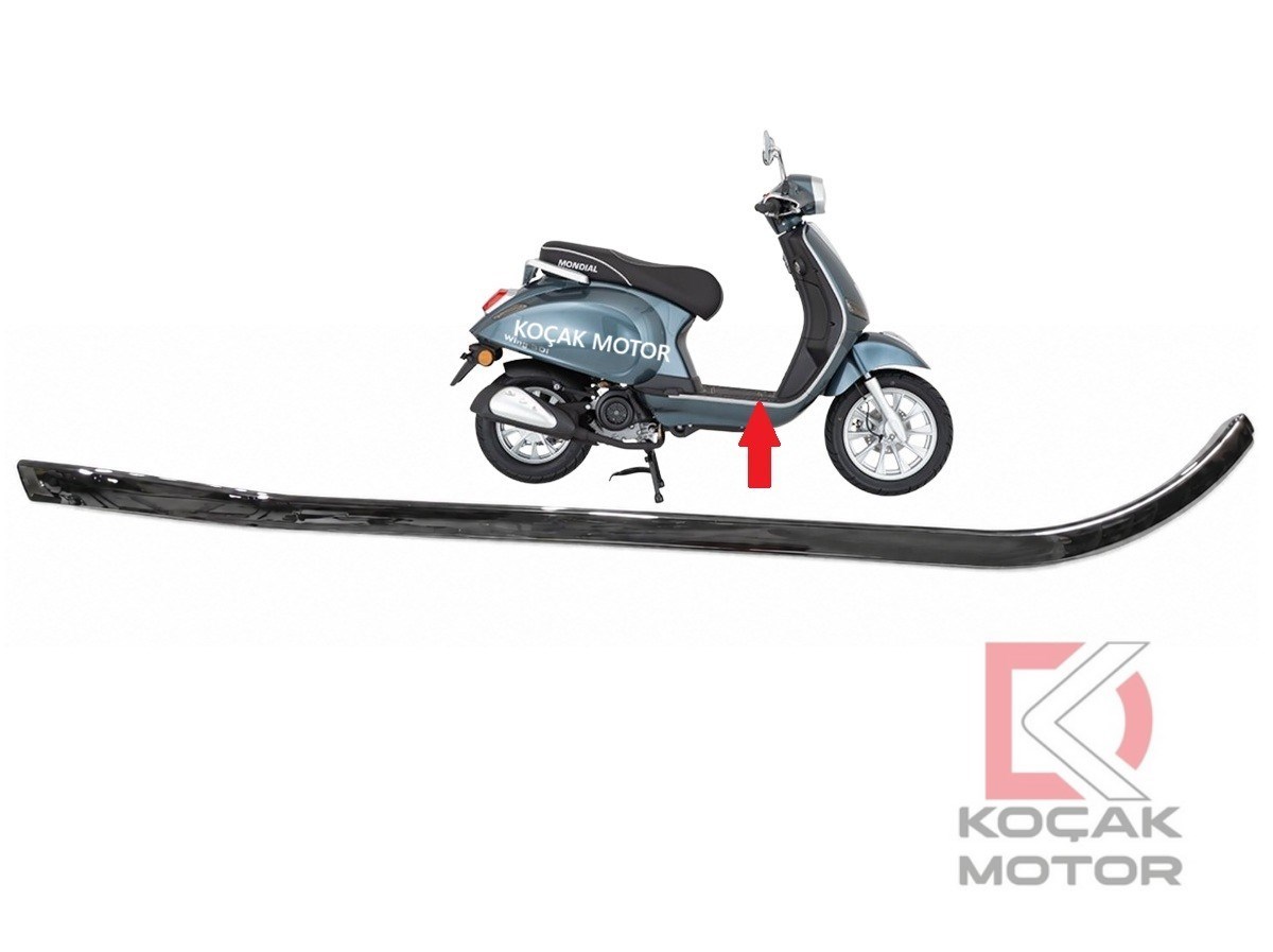Mondial Wing 50 Alt Panel Çıtası Sağ Nikelajlı
