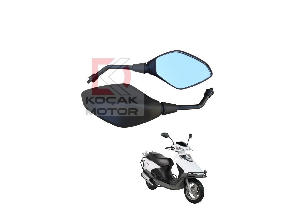 Motosiklet Ayna Takımı -Uyumlu- Kuba VN50 Pro