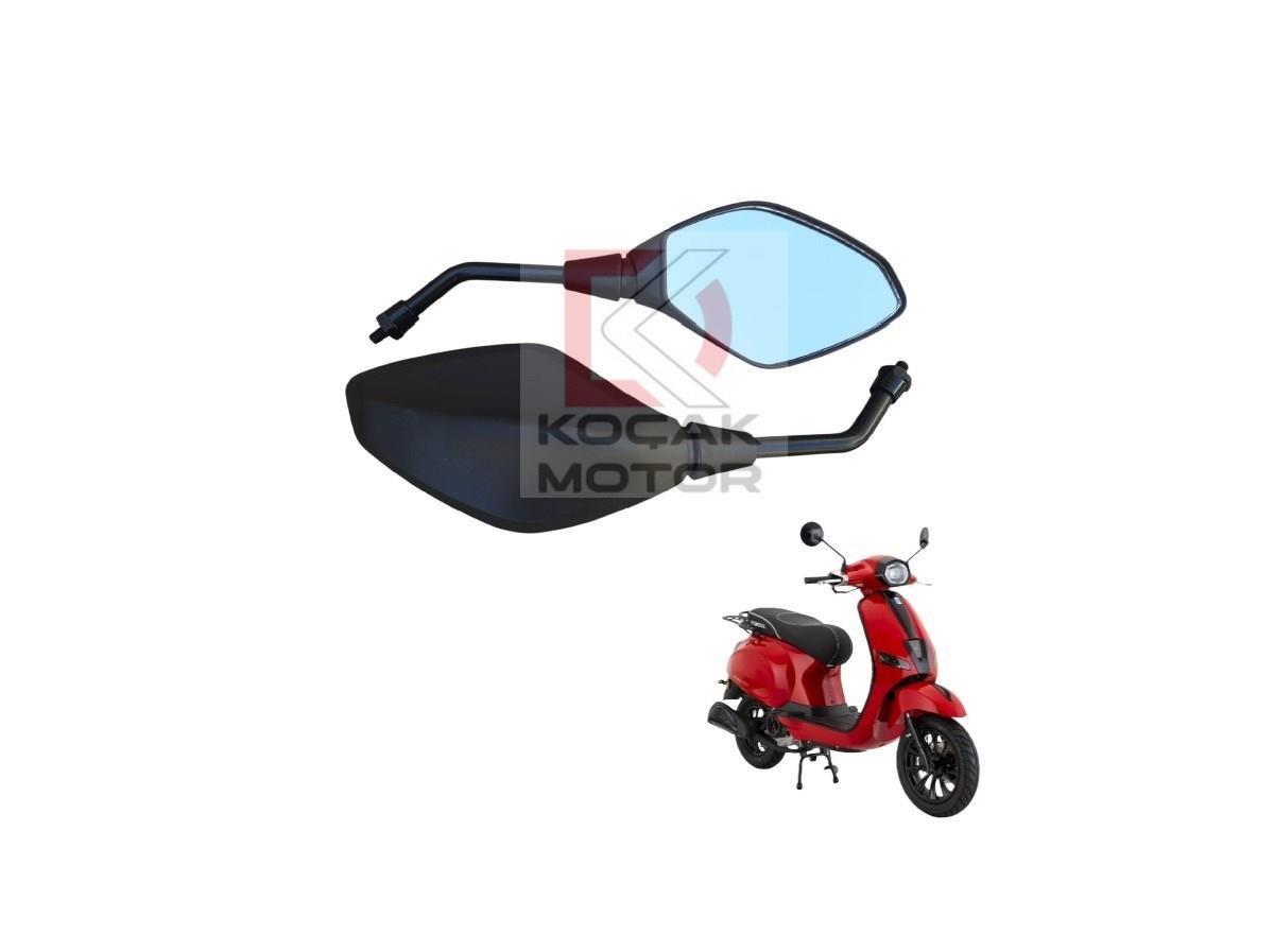 Motosiklet Ayna Takımı -Uyumlu- Mondial Wing 50