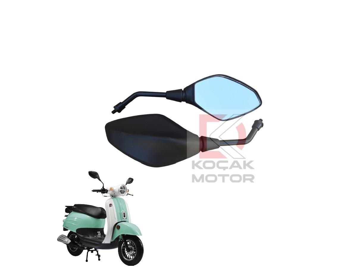 Motosiklet Ayna Takımı -Uyumlu- Motolüxx Vintage / Vintage S