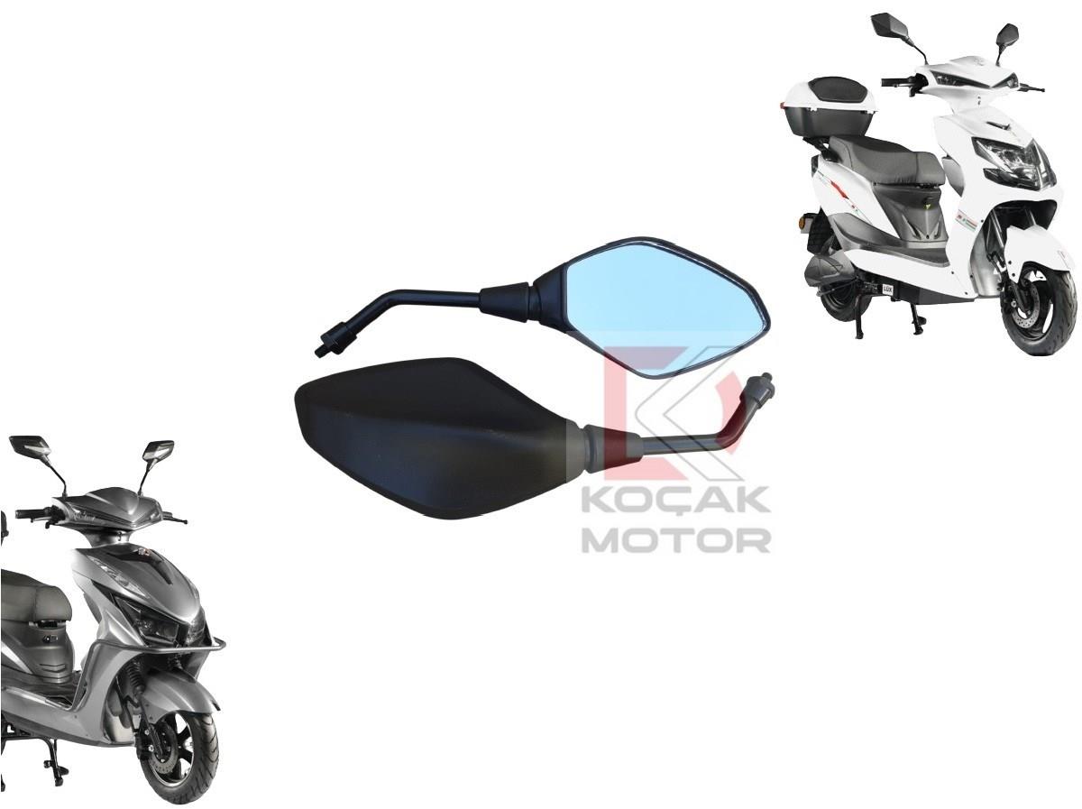 Motosiklet Ayna Takımı -Uyumlu- Motolüxx Alf Plus / Alf Pro
