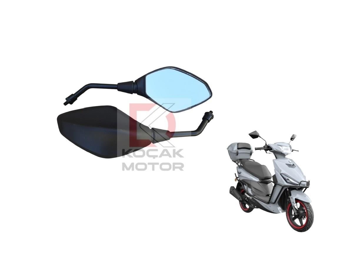 Motosiklet Ayna Takımı -Uyumlu- Yuki Casper Pro 50
