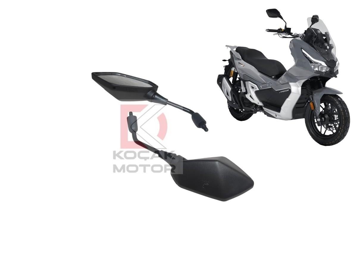 Motosiklet Ayna Takımı Uzun Kol Geniş Açı - Rks Freccia