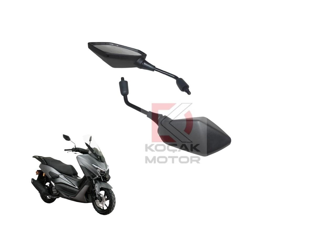 Motosiklet Ayna Takımı Uzun Kol Geniş Açı - Arora Max-T 125