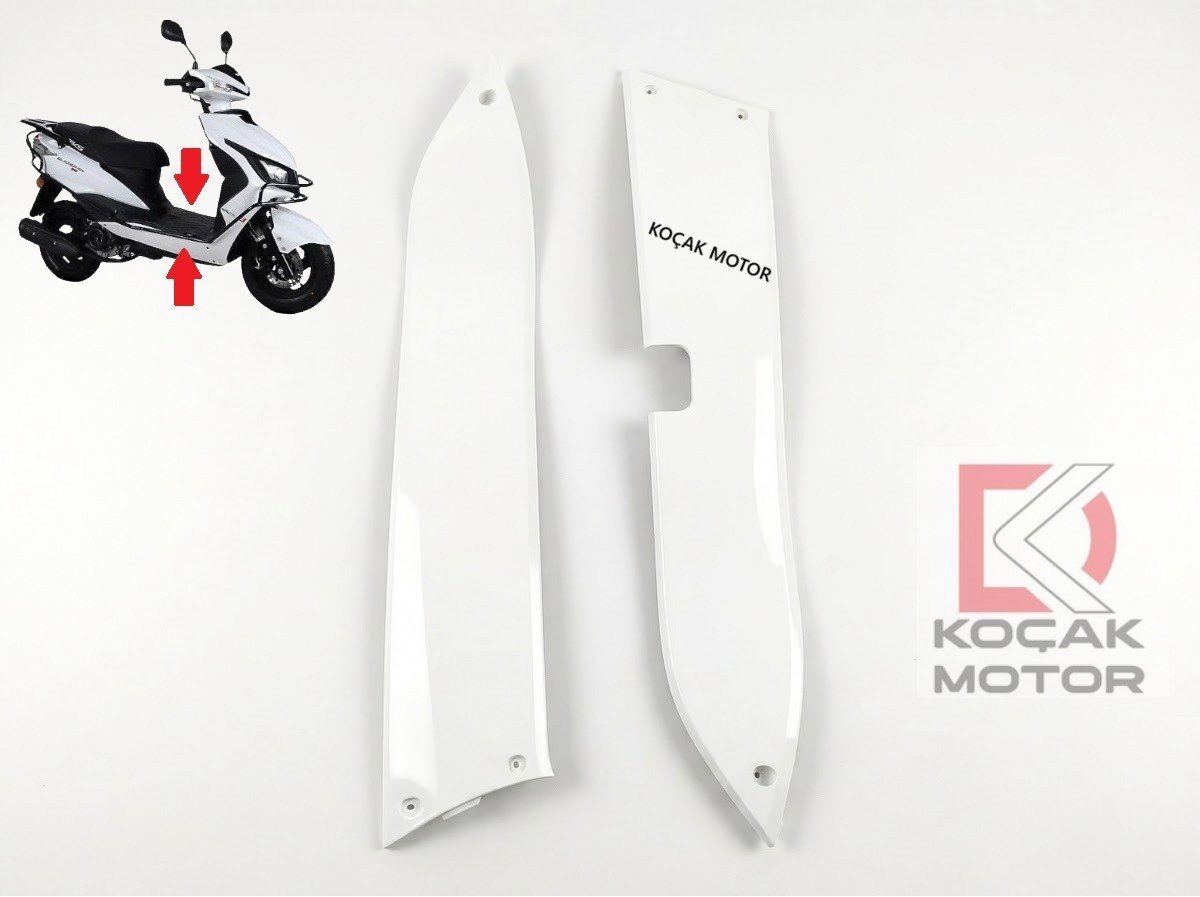 Rks Blazer XR 50 Alt Panel Sağ ve Sol Takım Beyaz