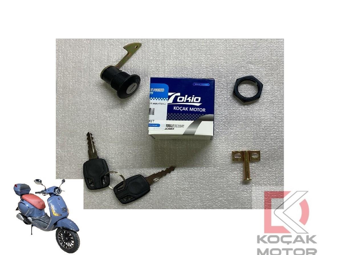 Rks Dark Blue Arka Bagaj Kilidi