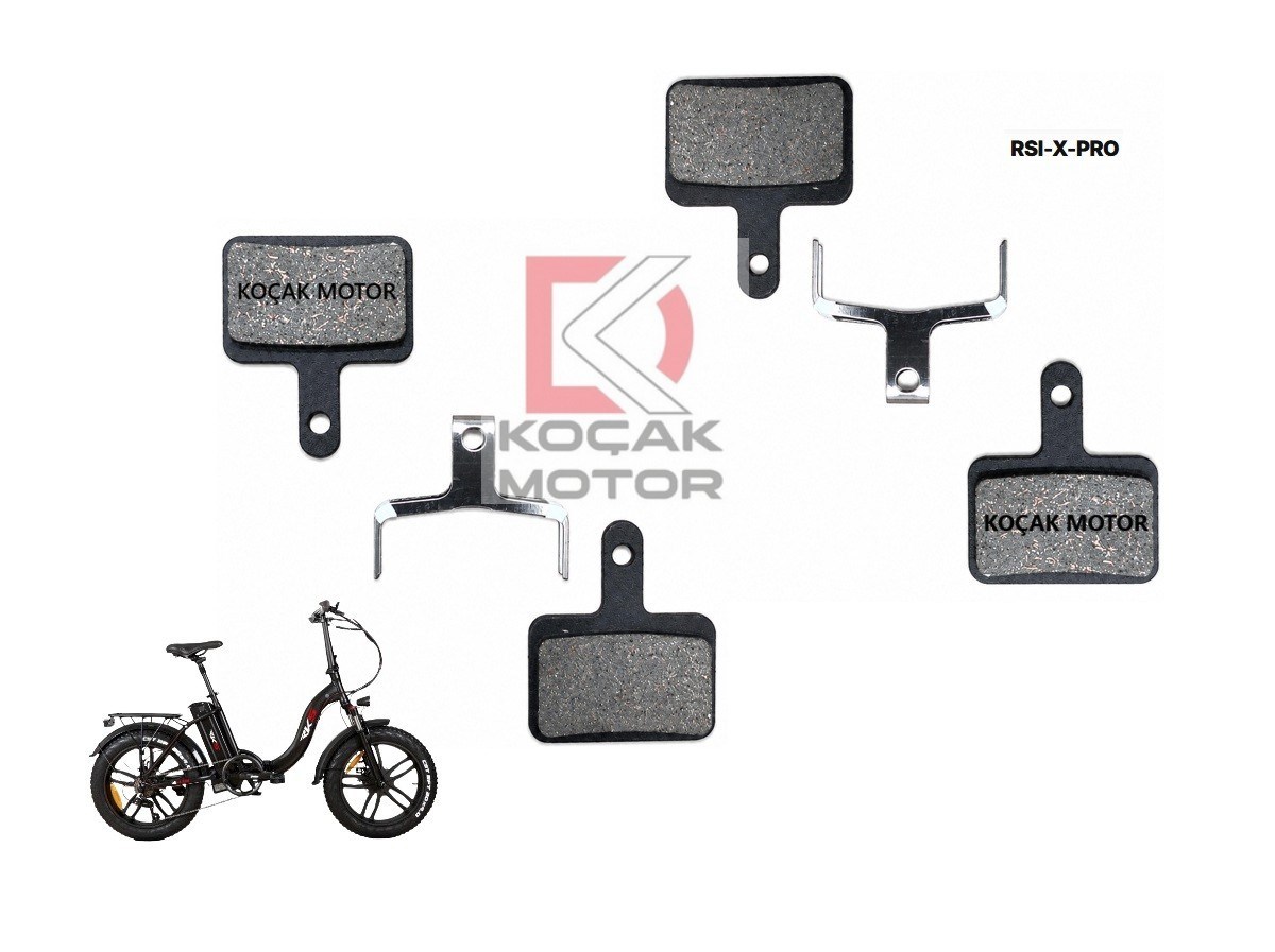 Rks RS1 Pro X Elektirikli Bisiklet Fren Balatası Ön Arka Takım