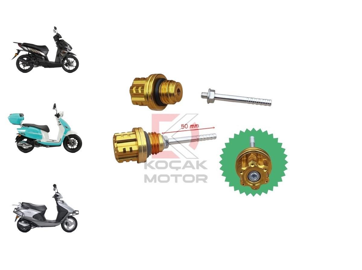 Rks Scooter Motosiklet -AKalite- Yağ Seviye Çubuğu Gold