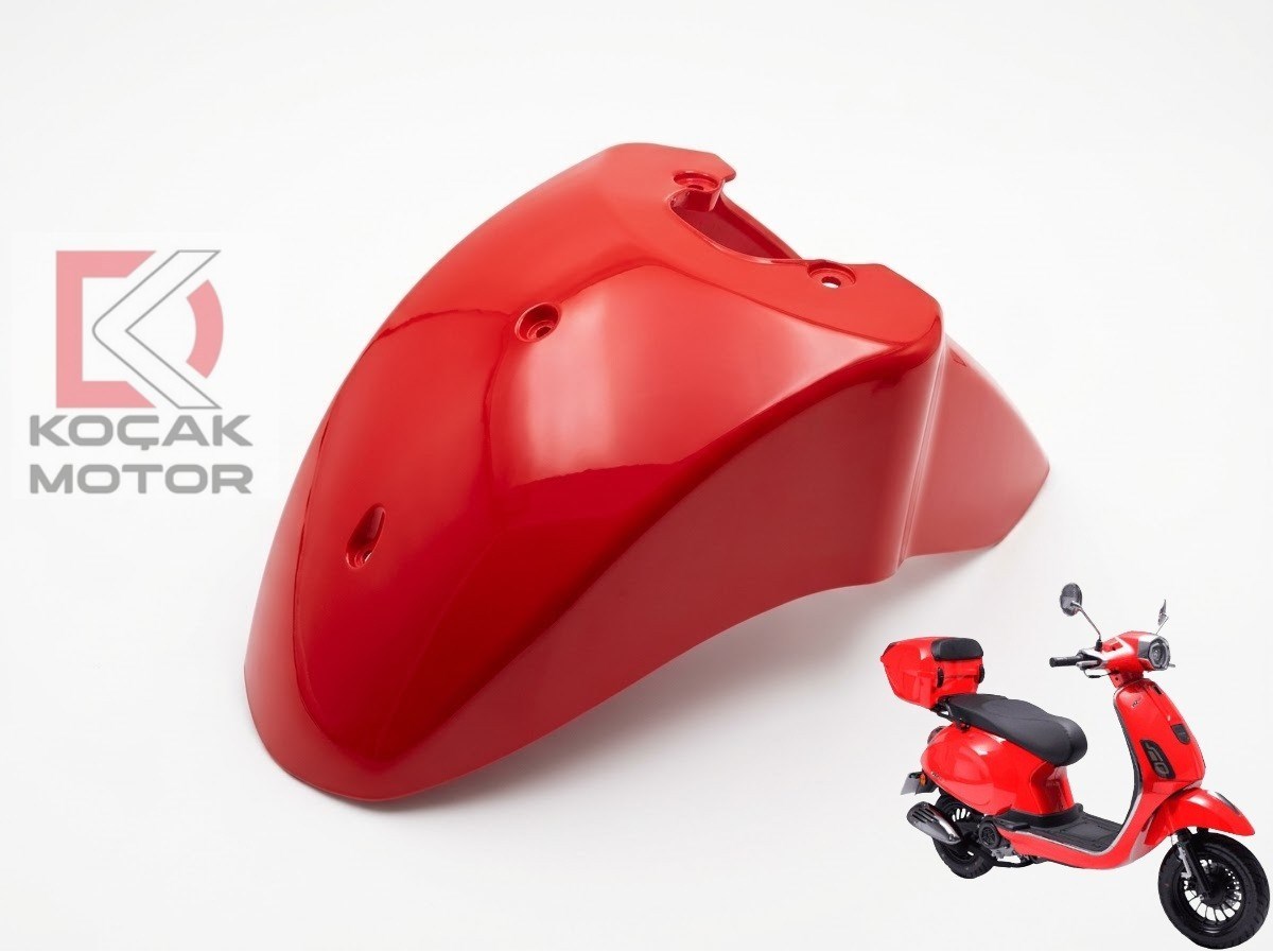V-MAX Kuba AZ50 / Rks Azure 50 Ön Çamurluk Kırmızı