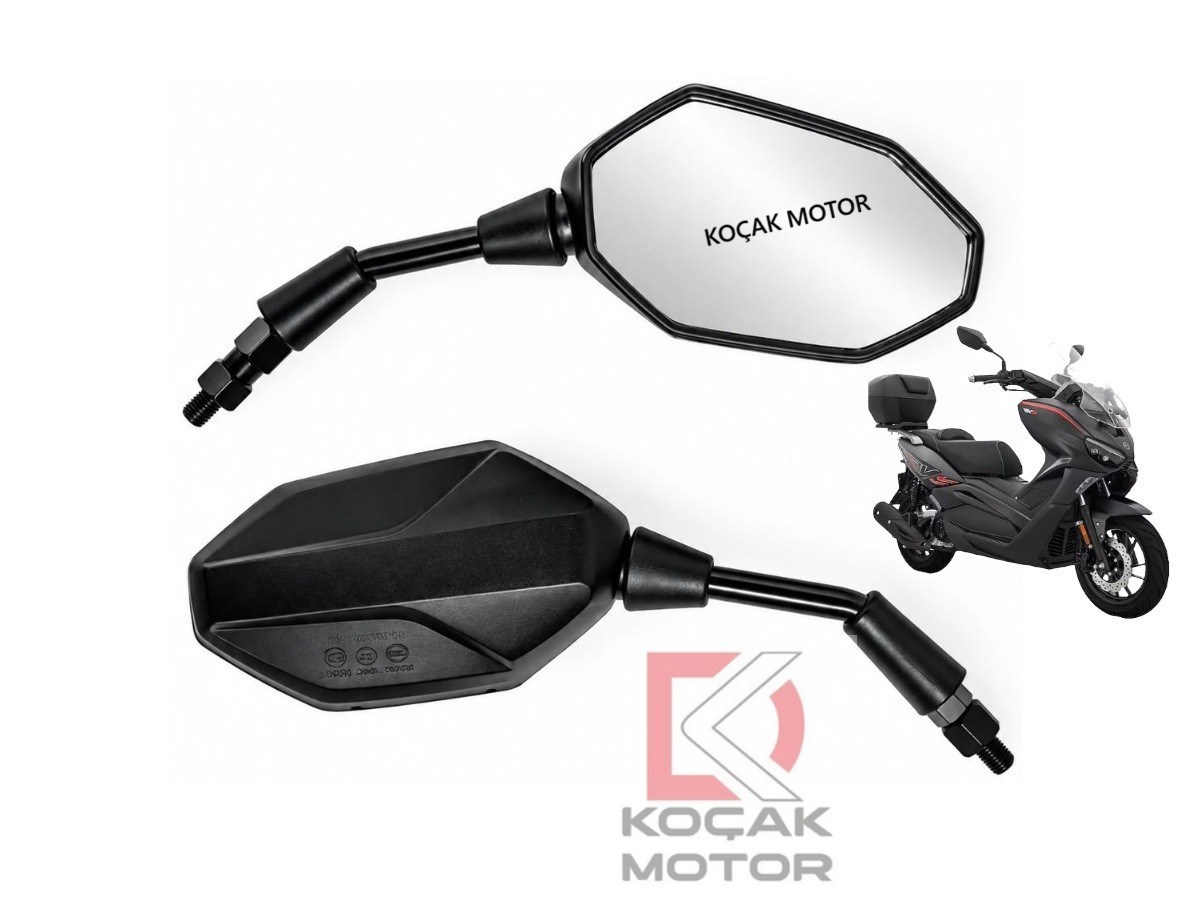 V-MAX Kuba Newctiy 50 Max Motosiklet Ayna Takımı