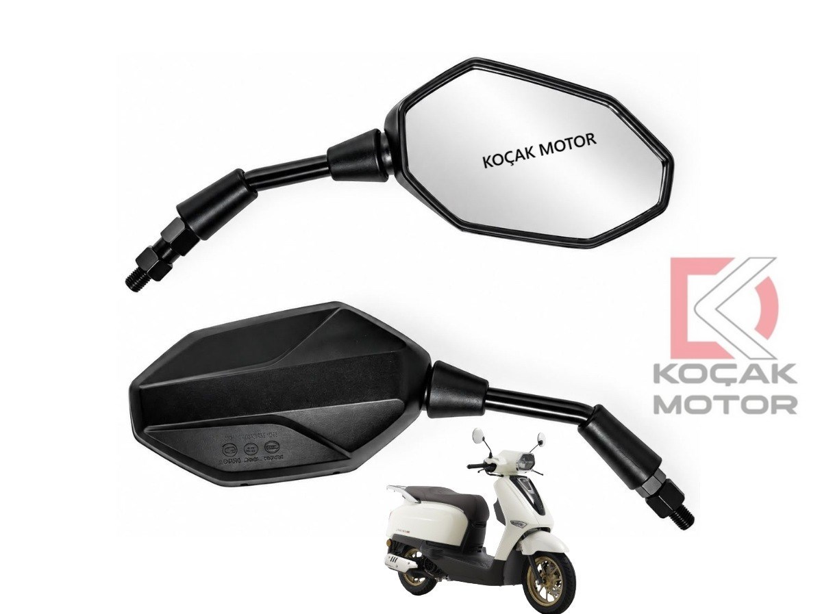 V-MAX Rks Parmida 50 Motosiklet Ayna Takımı