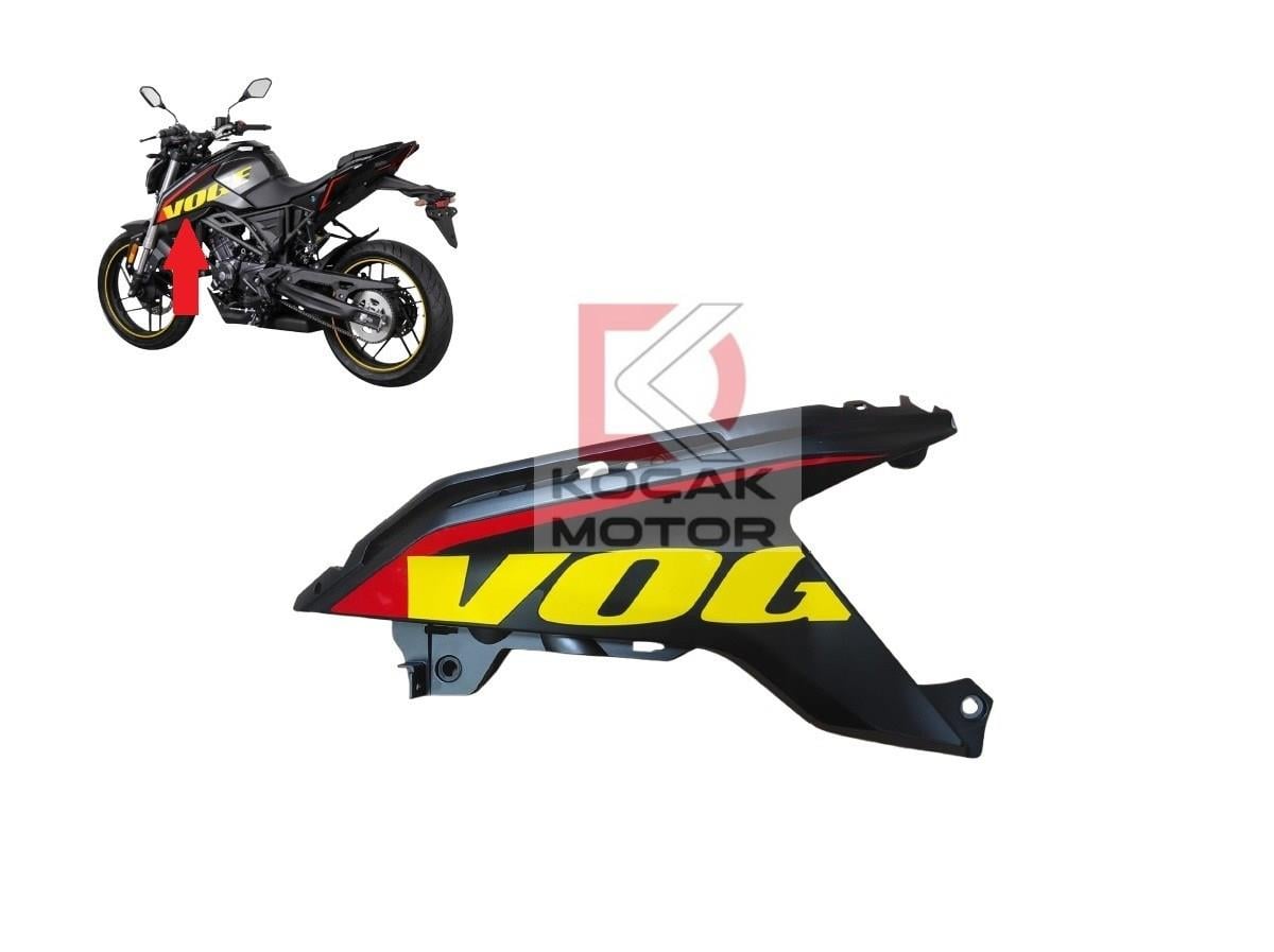Voge R125 Dış Dizlik Sol Siyah