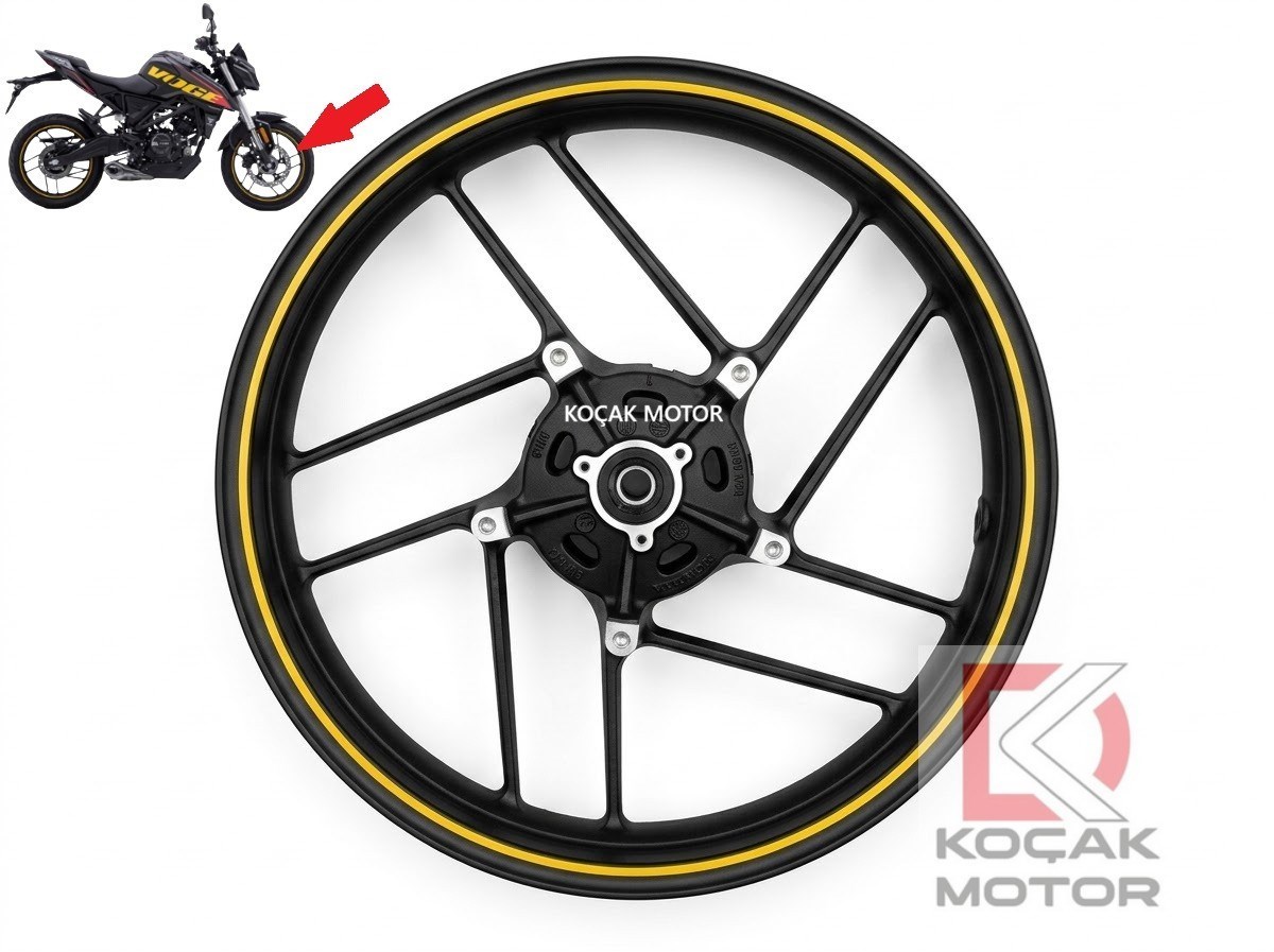 Voge R125 Ön Jant Sarı Şeritli 290020723-0002