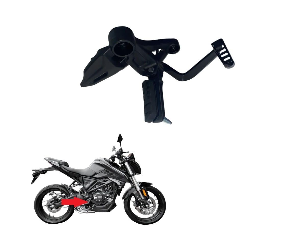 Voge R125 Sürücü Basamak Sağ Set ve Arka Fren Pedalı