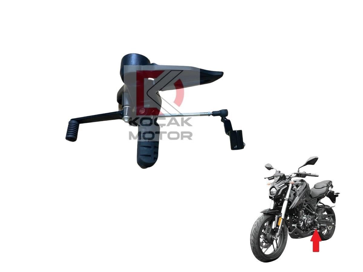 Voge R125 Sürücü Basamak Sol Set ve Vites Pedalı