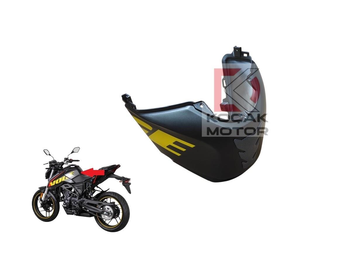 Voge R125 Yakıt Tankı Ön Grenaj Siyah Sarı