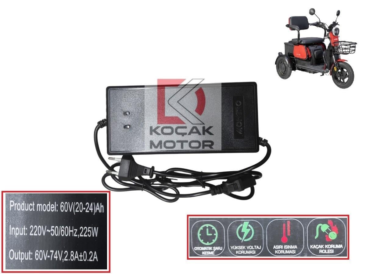 Volta APM2 Elektrikli Motosiklet -AKalite- Akü Şarj Cihazı