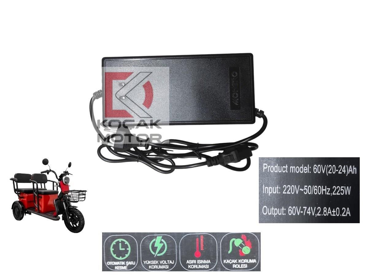 Volta APM5 Elektrikli Motosiklet -AKalite- Akü Şarj Cihazı