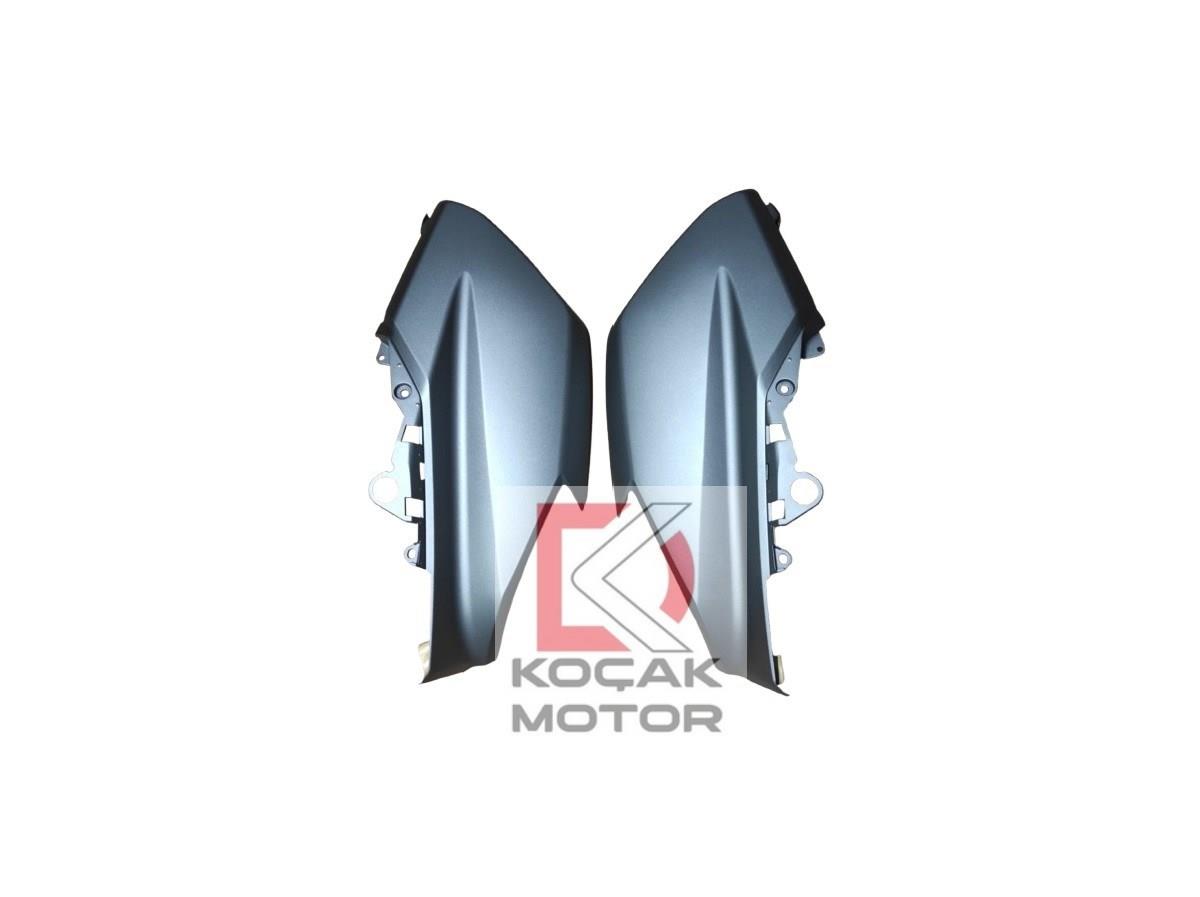Yamaha NMAX -AKalite- Ön Far Grenajı Mat Gri Sağ Sol Takım