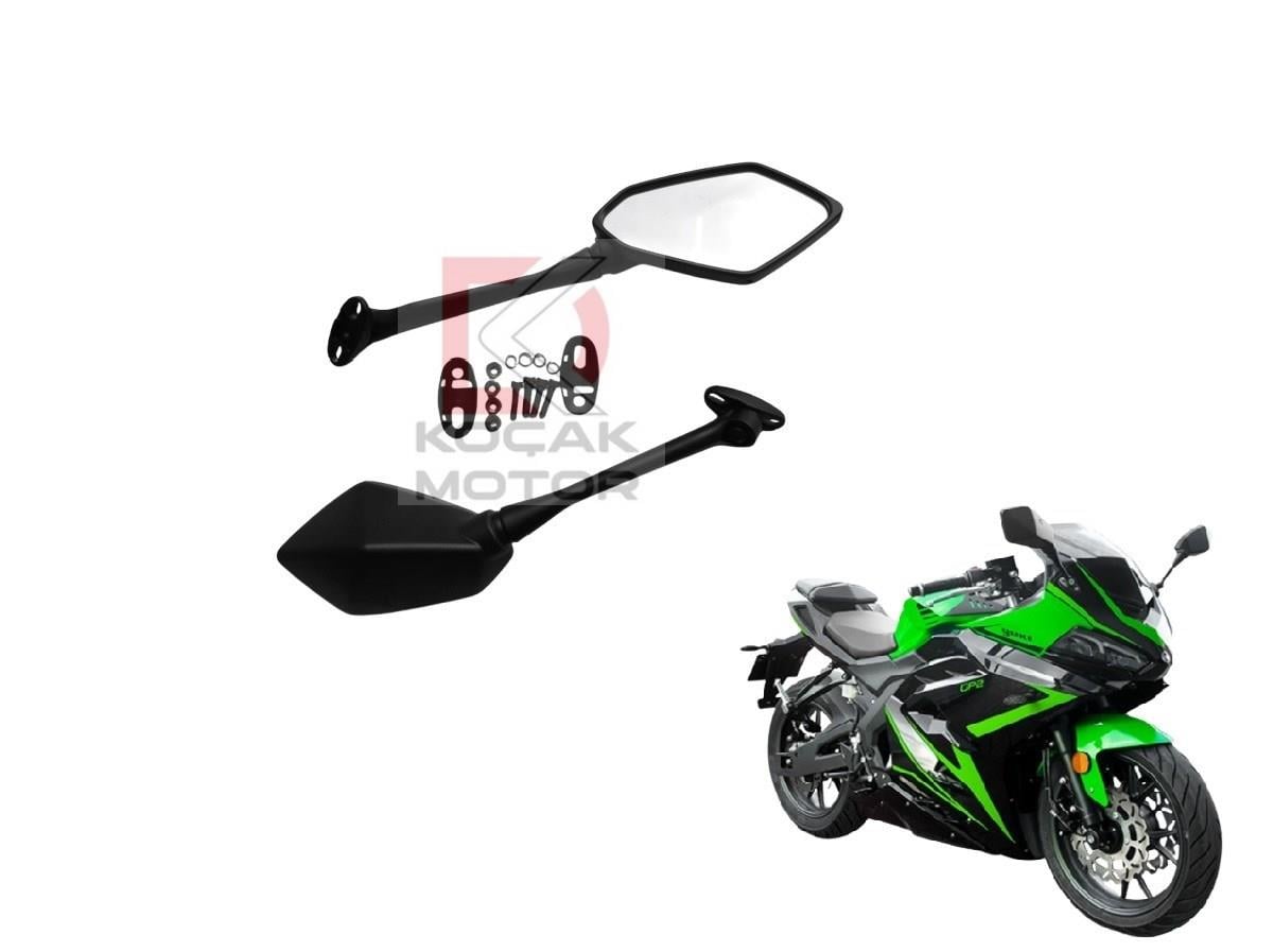 Yuki GP-2 Taro 125 R Ayna Takımı AKalite( Uzun kol Geniş Açı )