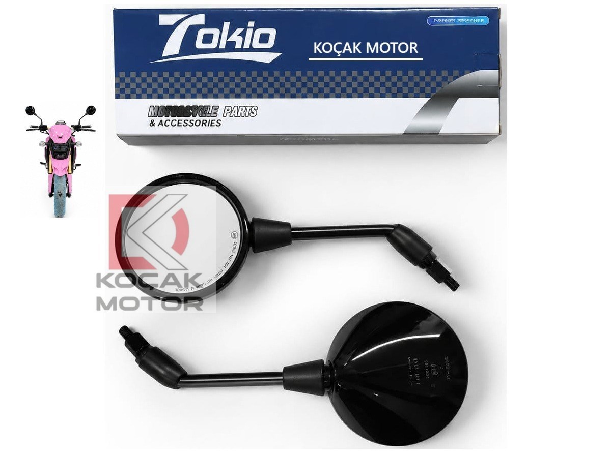 Yuki Hammer 50 Ayna Takımı Siyah Premium Kalite