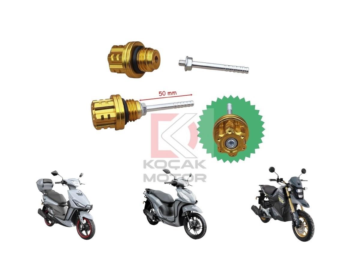 Yuki Scooter Motosiklet -AKalite- Yağ Seviye Çubuğu Gold