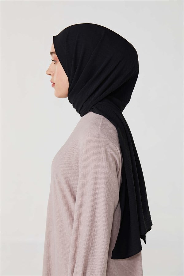 Hanım Hatun Bambu Şal Siyah
