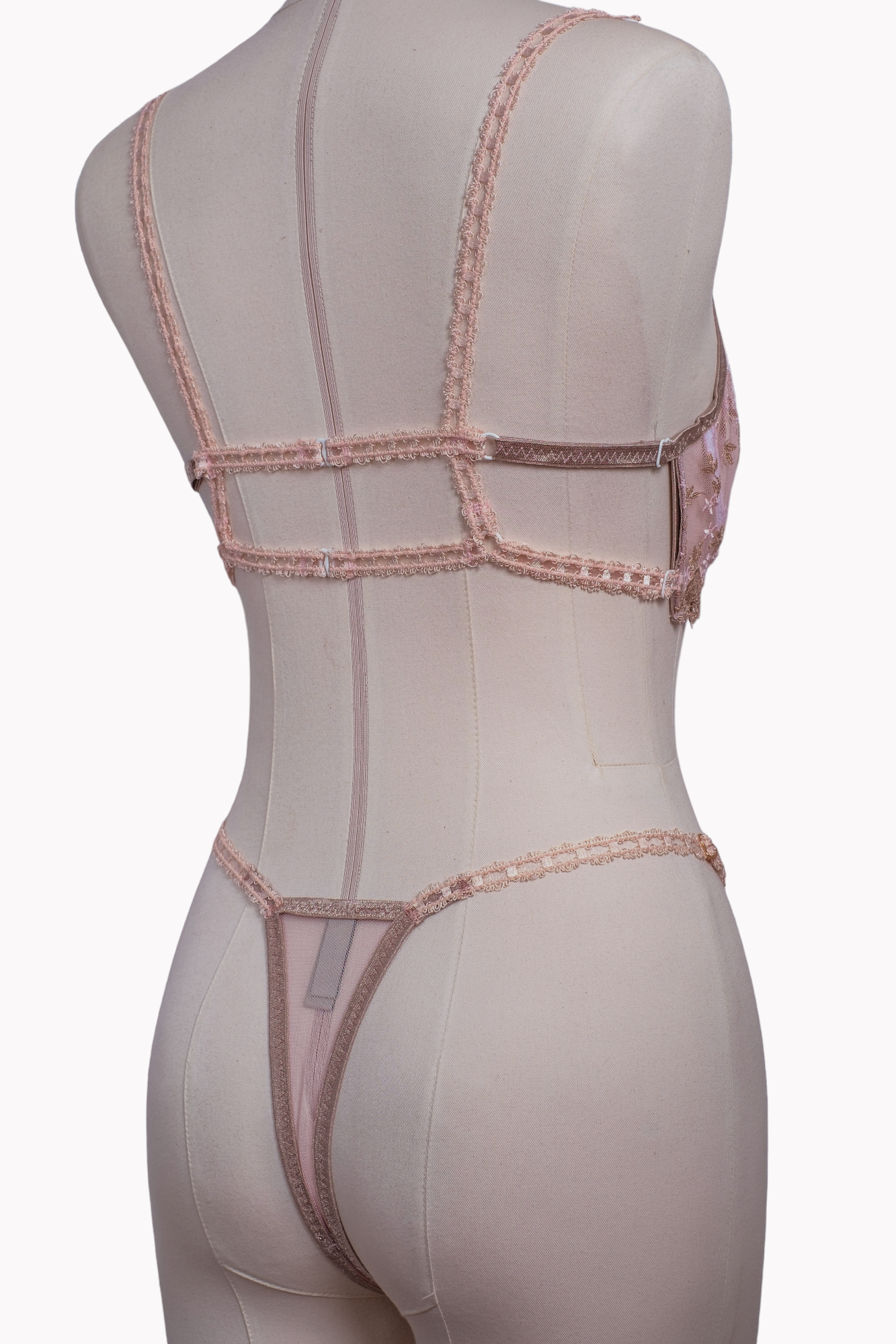 Pink Mocha Bra Tanga Takım
