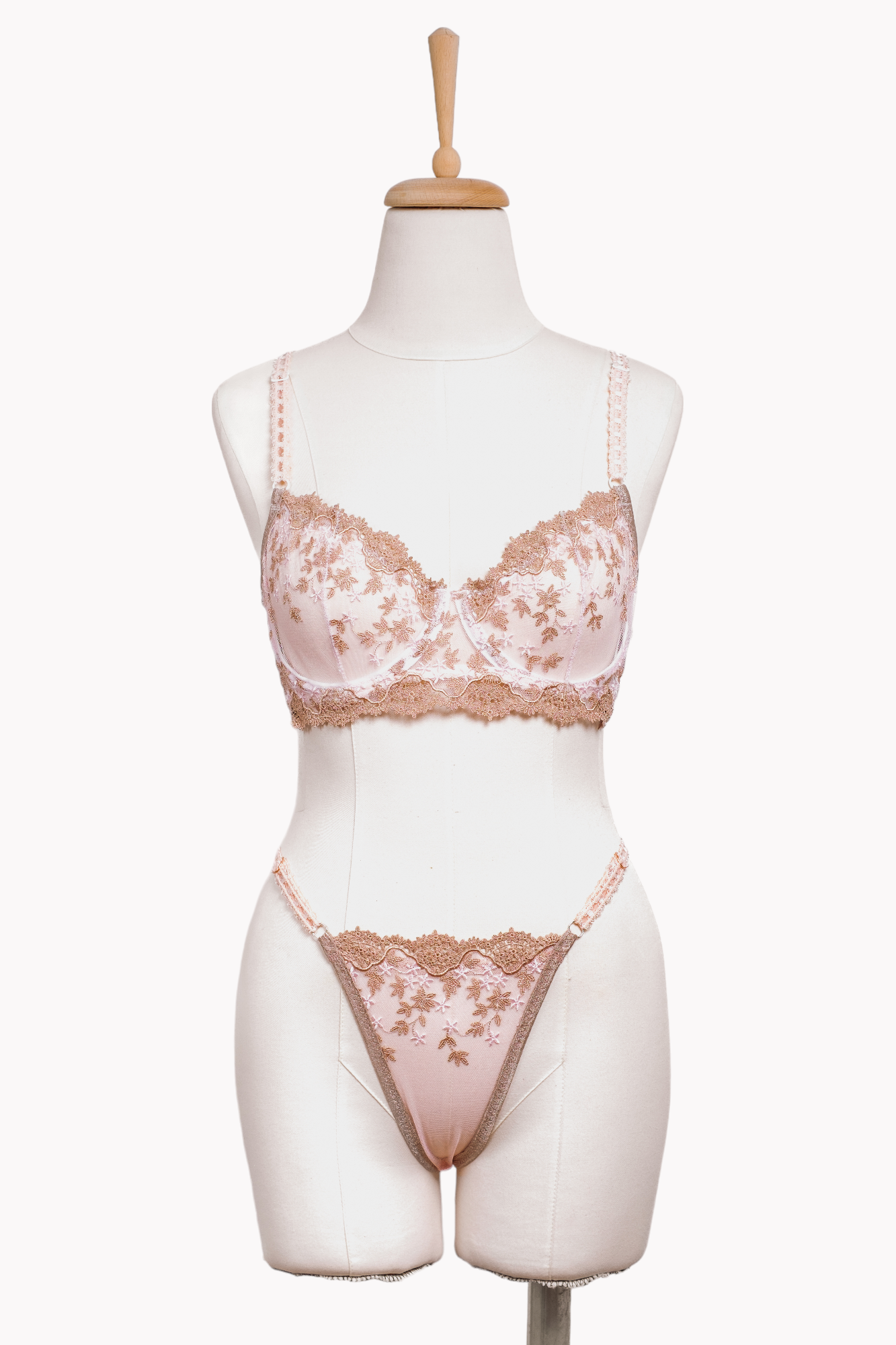 Pink Mocha Bra Tanga Takım