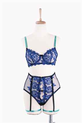 Daphne Balenli Bra Yüksek Bel Takım