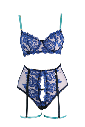 Daphne Balenli Bra Yüksek Bel Takım