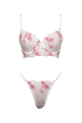 Eternal Rose Balenli Bra Tanga Takım