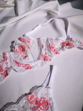 Eternal Rose Balenli Bra Tanga Takım